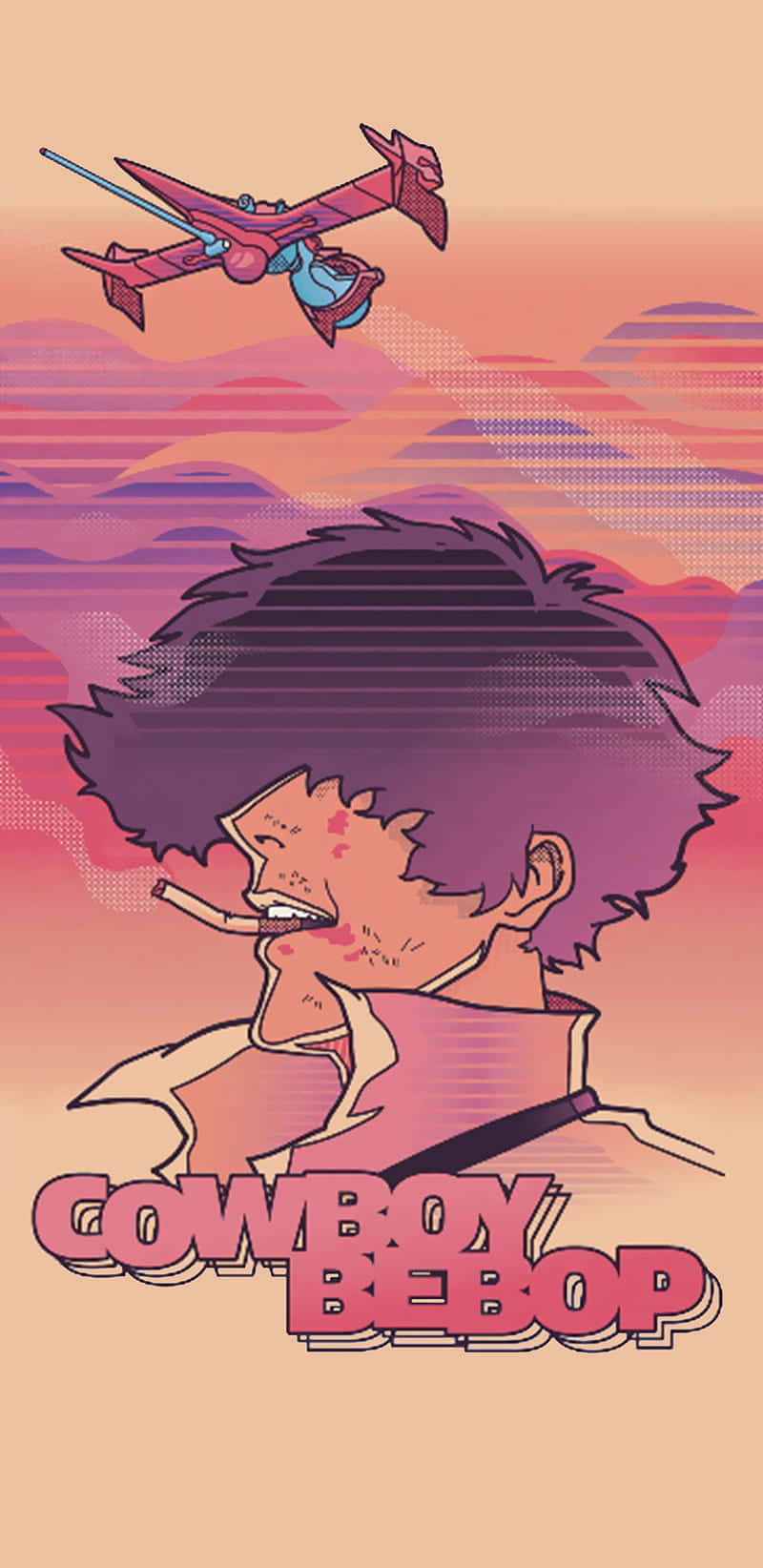 Spike Spiegel From Cowboy Bebop On Your Iphone Background