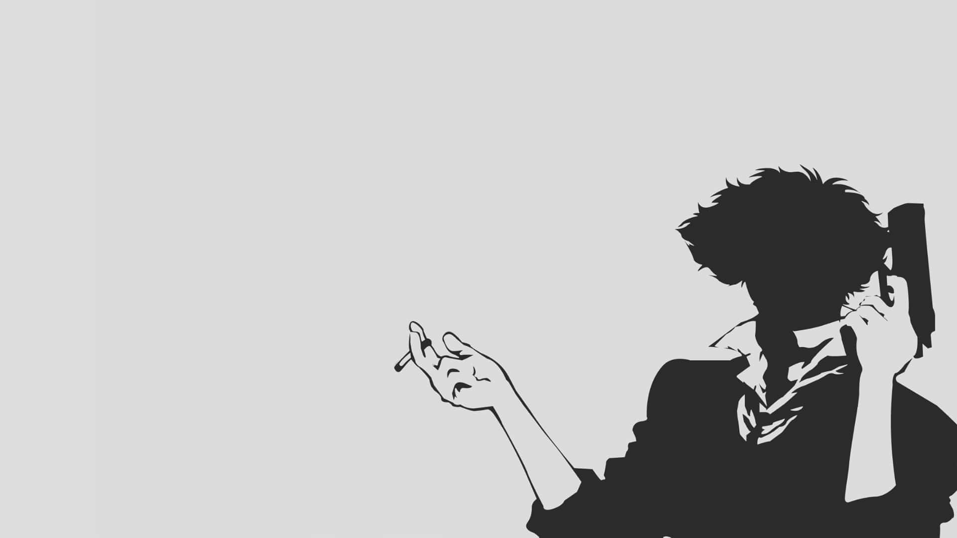 Spike Spiegel Silhouette Simple Anime