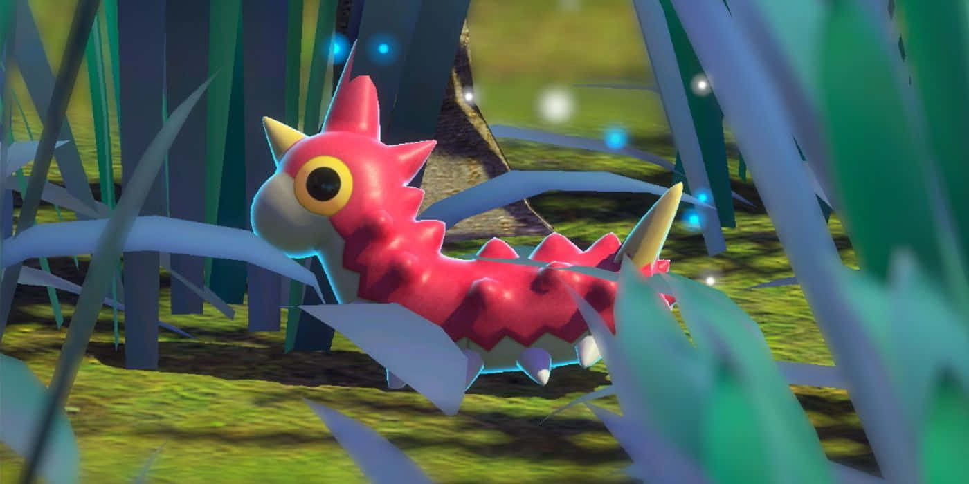 Spiky Body Of Wurmple Background