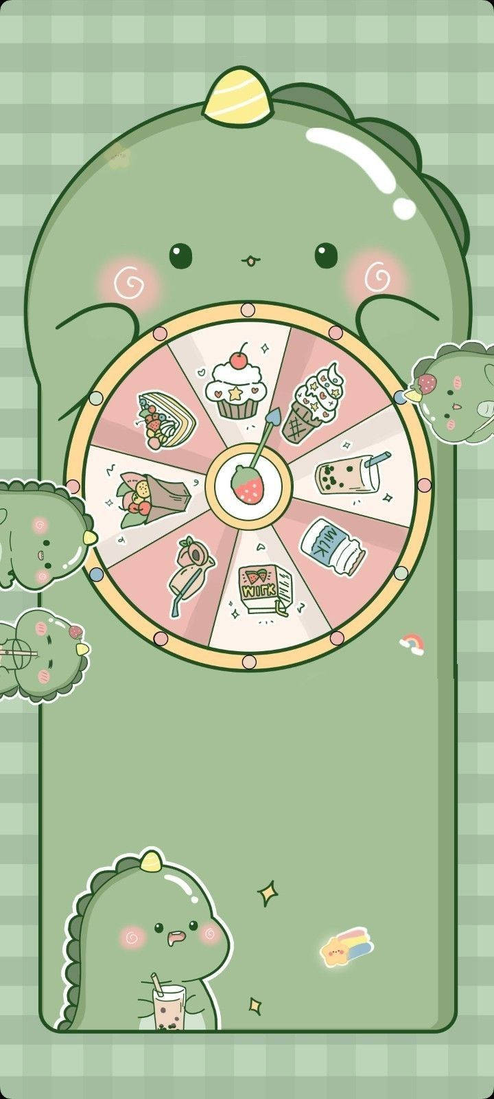 Spin-the-wheel Dino Kawaii Iphone