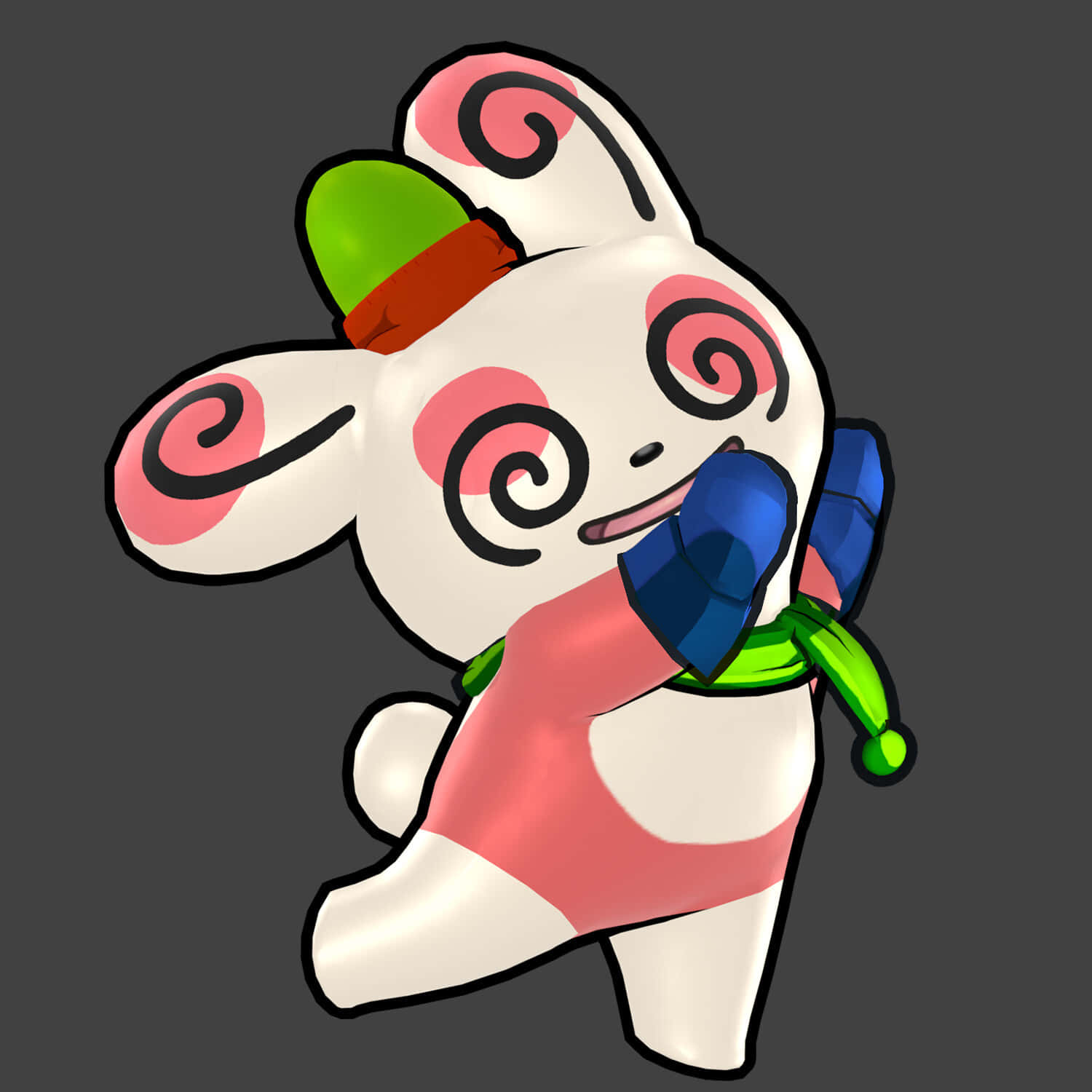 Spinda Wearing Winter Gear Background