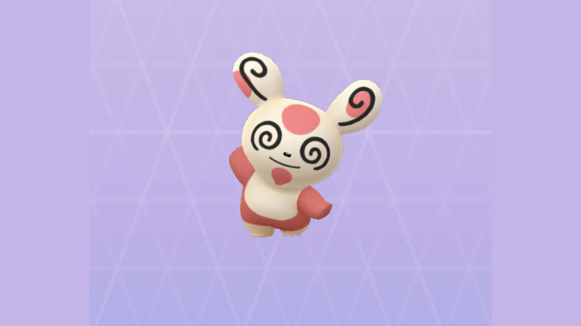 Spinda With Pastel Purple Background Background