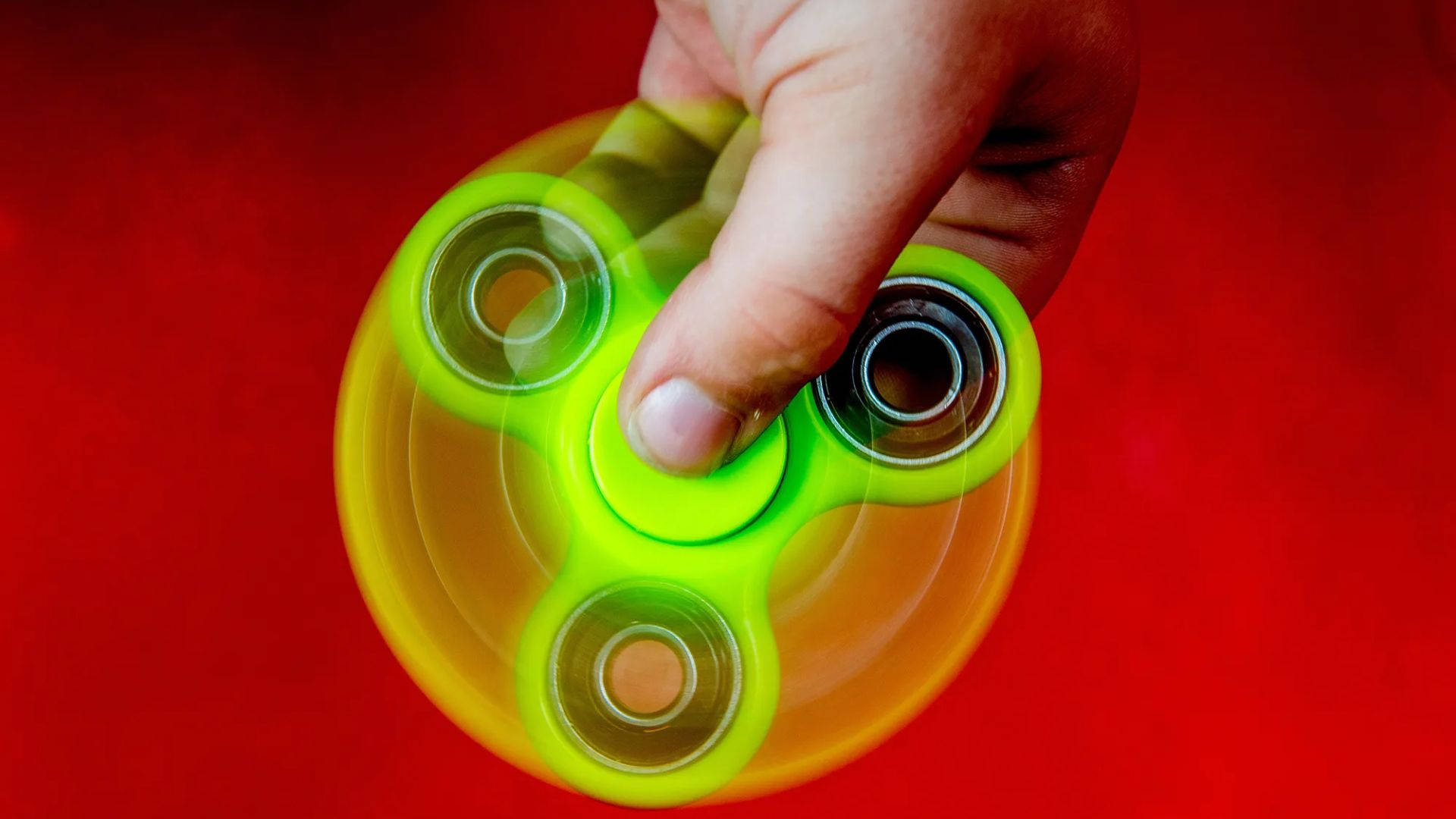Spinning Neon Fidget Toy