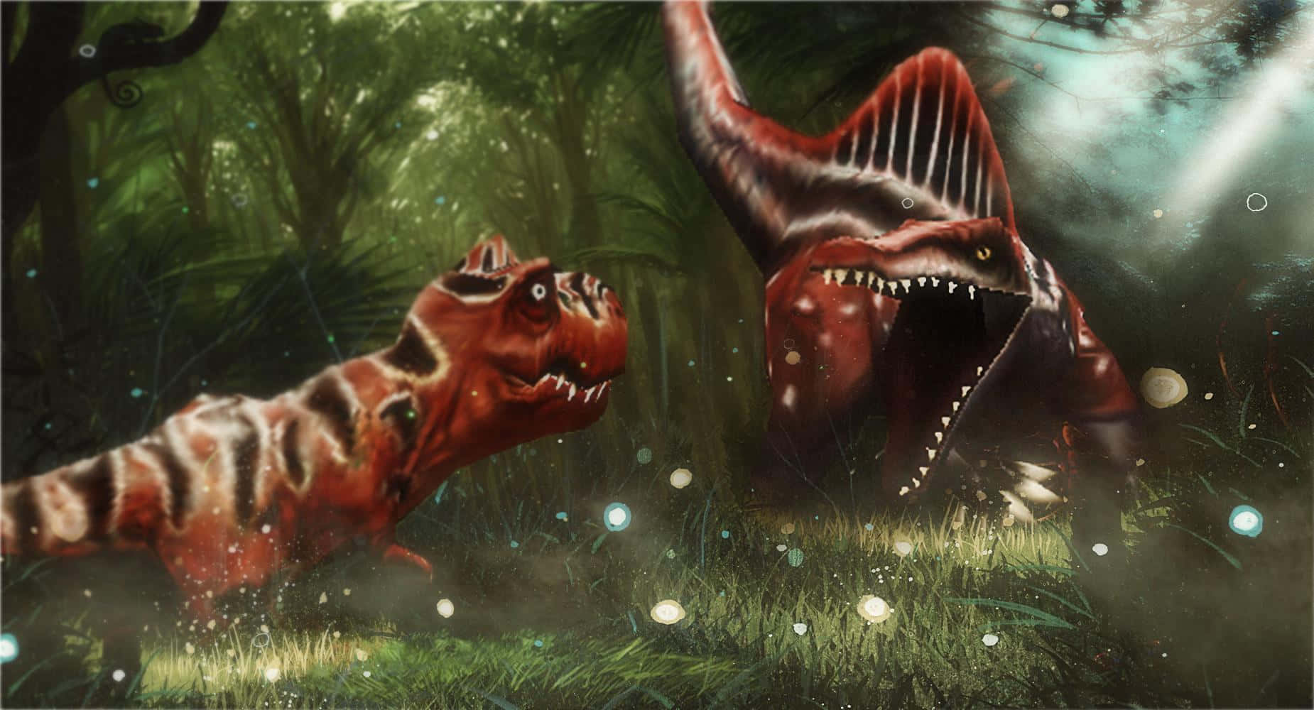 Spinosaurus Ahwii, A Large Carnivorous Dinosaur Background