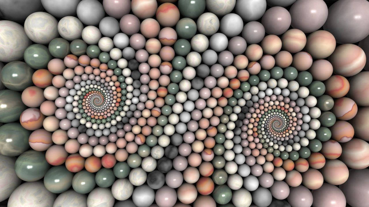 Spiral 3d Stone Art Background