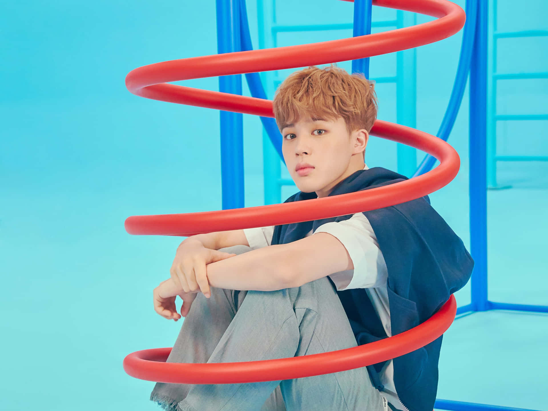 Spiral Encased Personin Blue Room