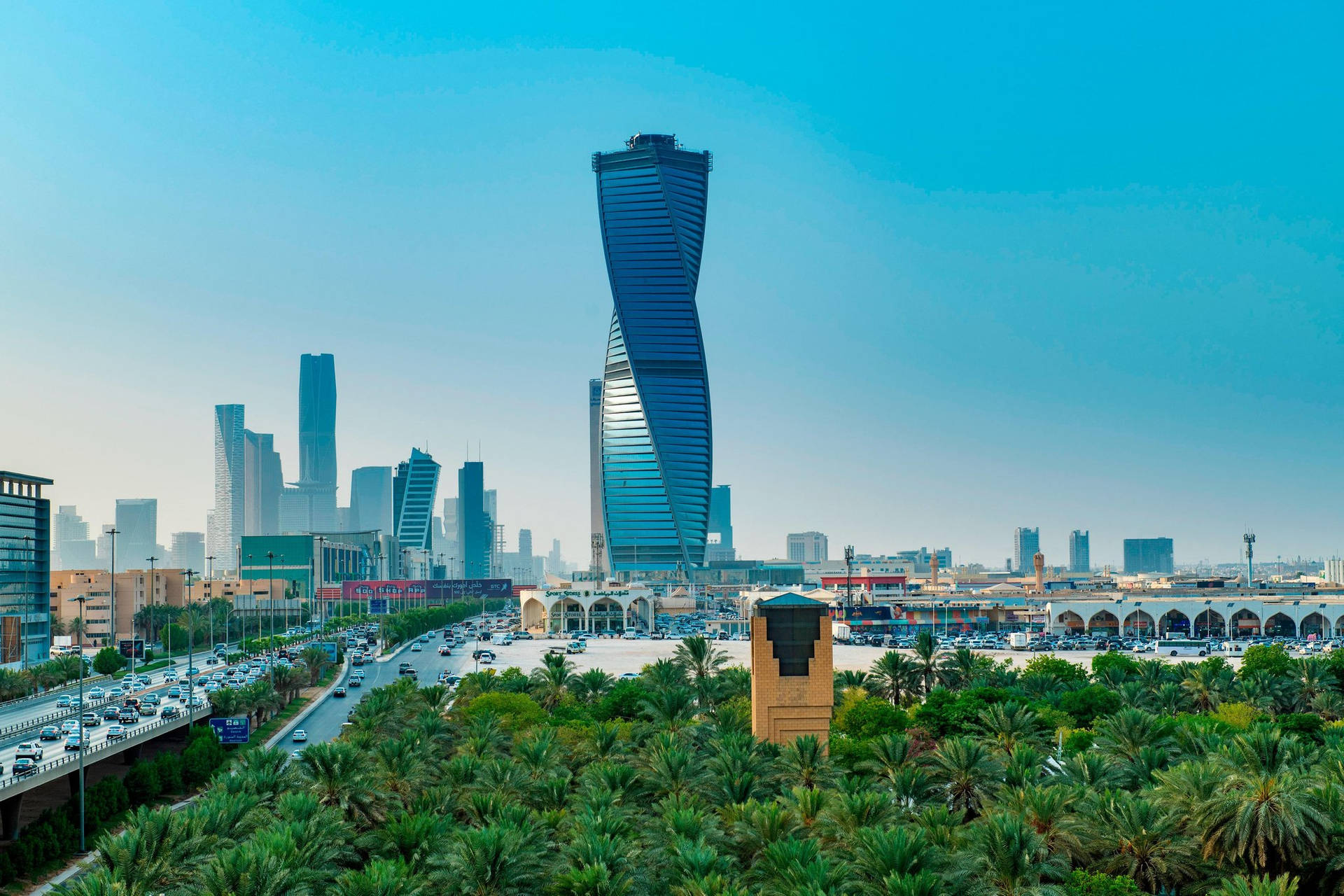 Spiral Tower In Riyadh