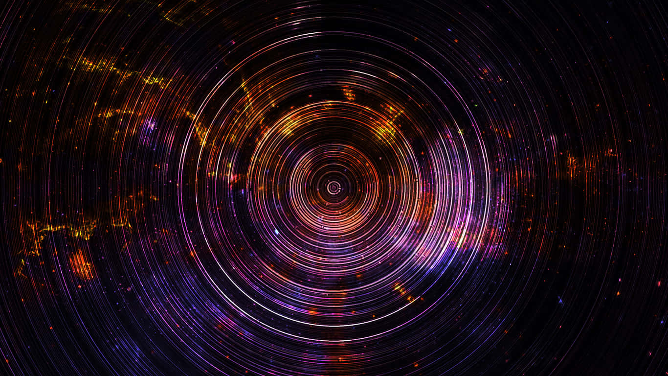 Spiral Ultraviolet Lights Background