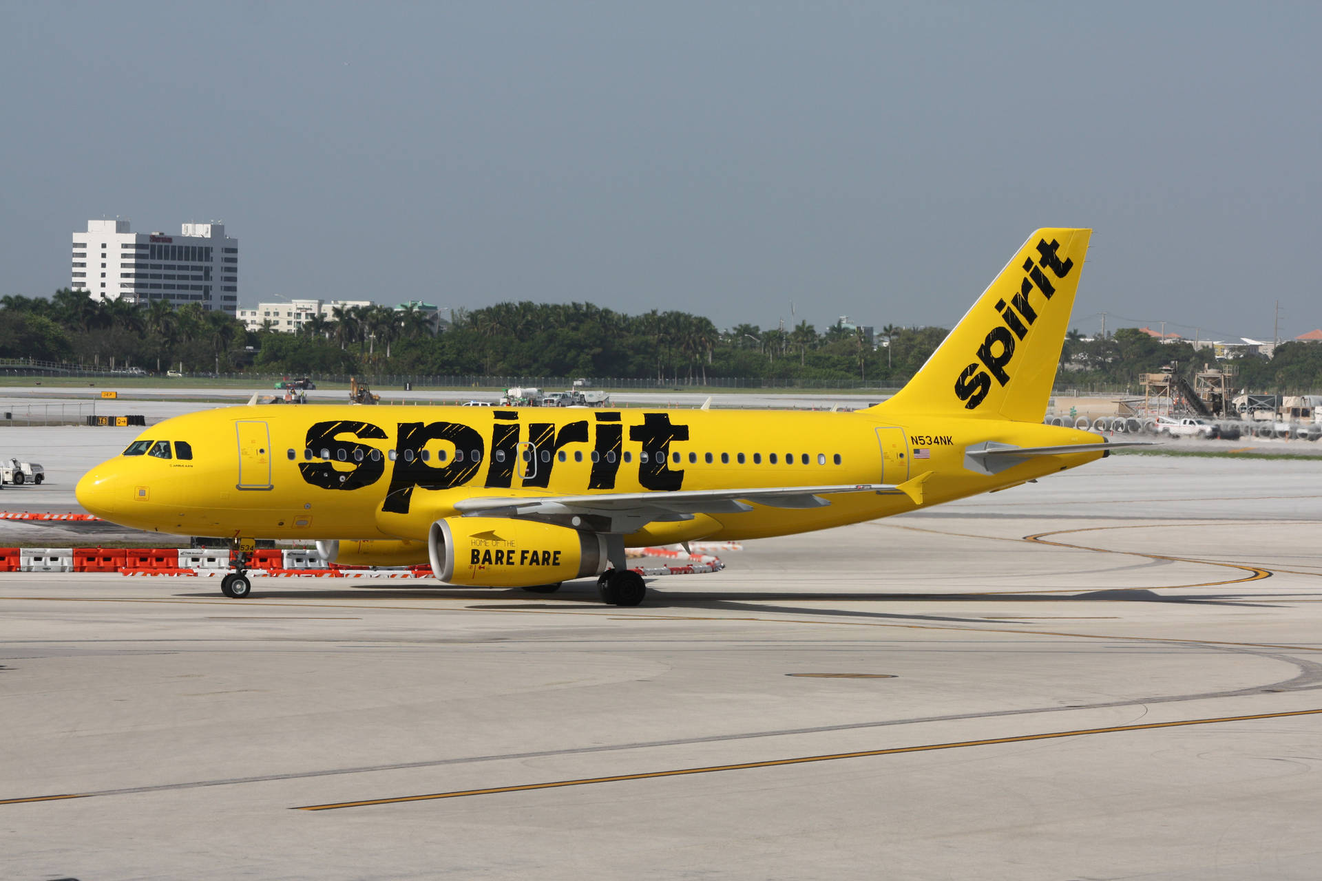 Spirit Airlines Bare Fare Background