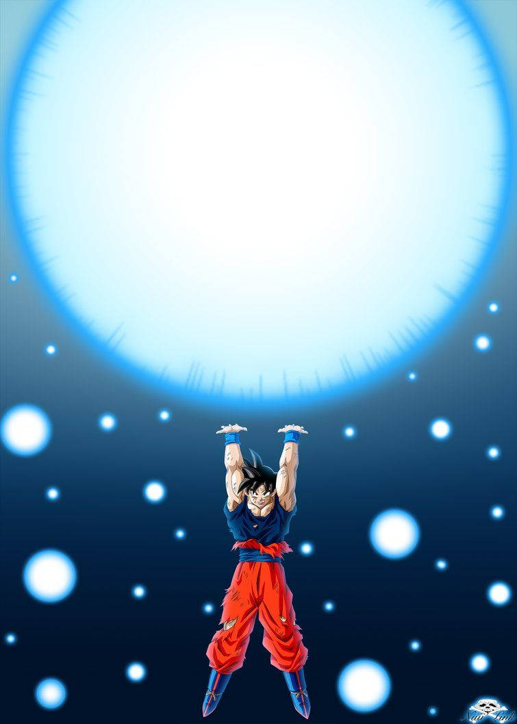 Spirit Bomb Of Goku Background