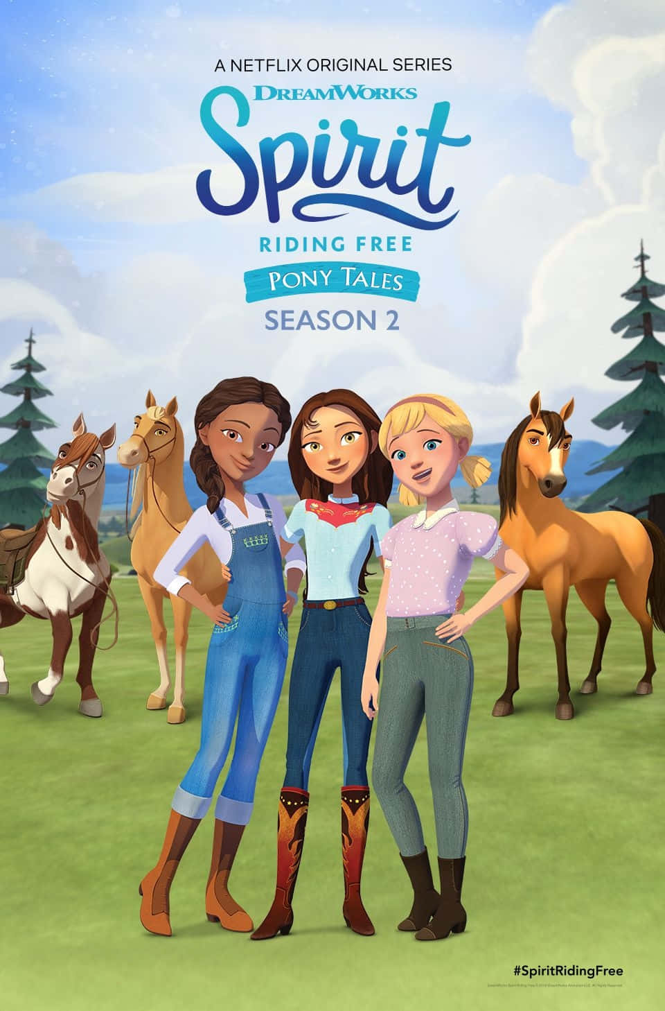 Spirit Riding Free Poster