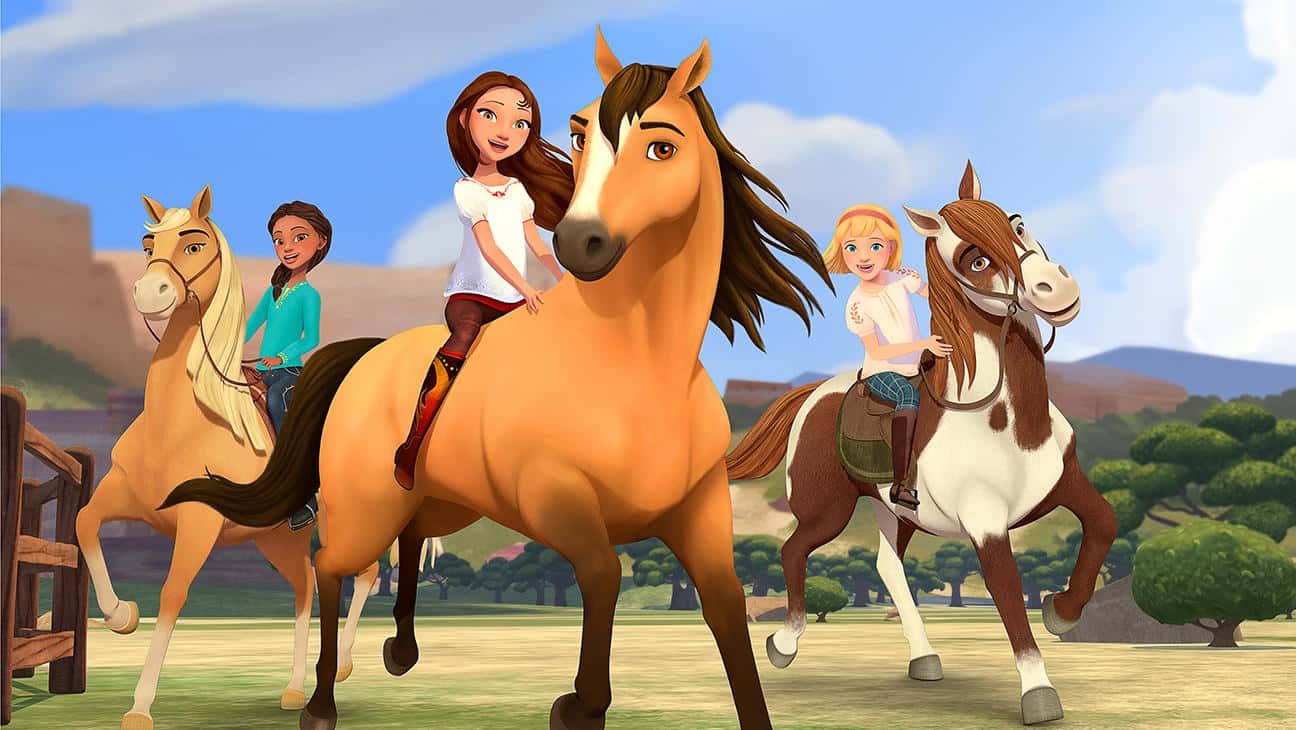 Spirit Riding Free Trio Background