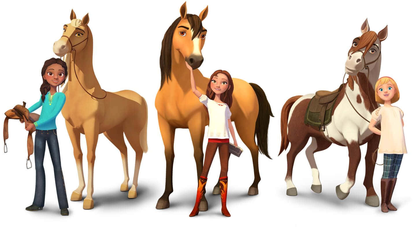 Spirit Riding Free Trio Background