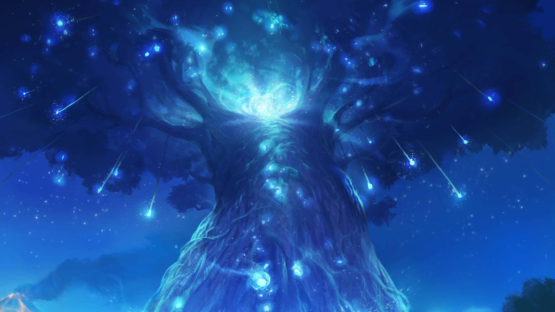Spirit Tree In The Blind Forest Background
