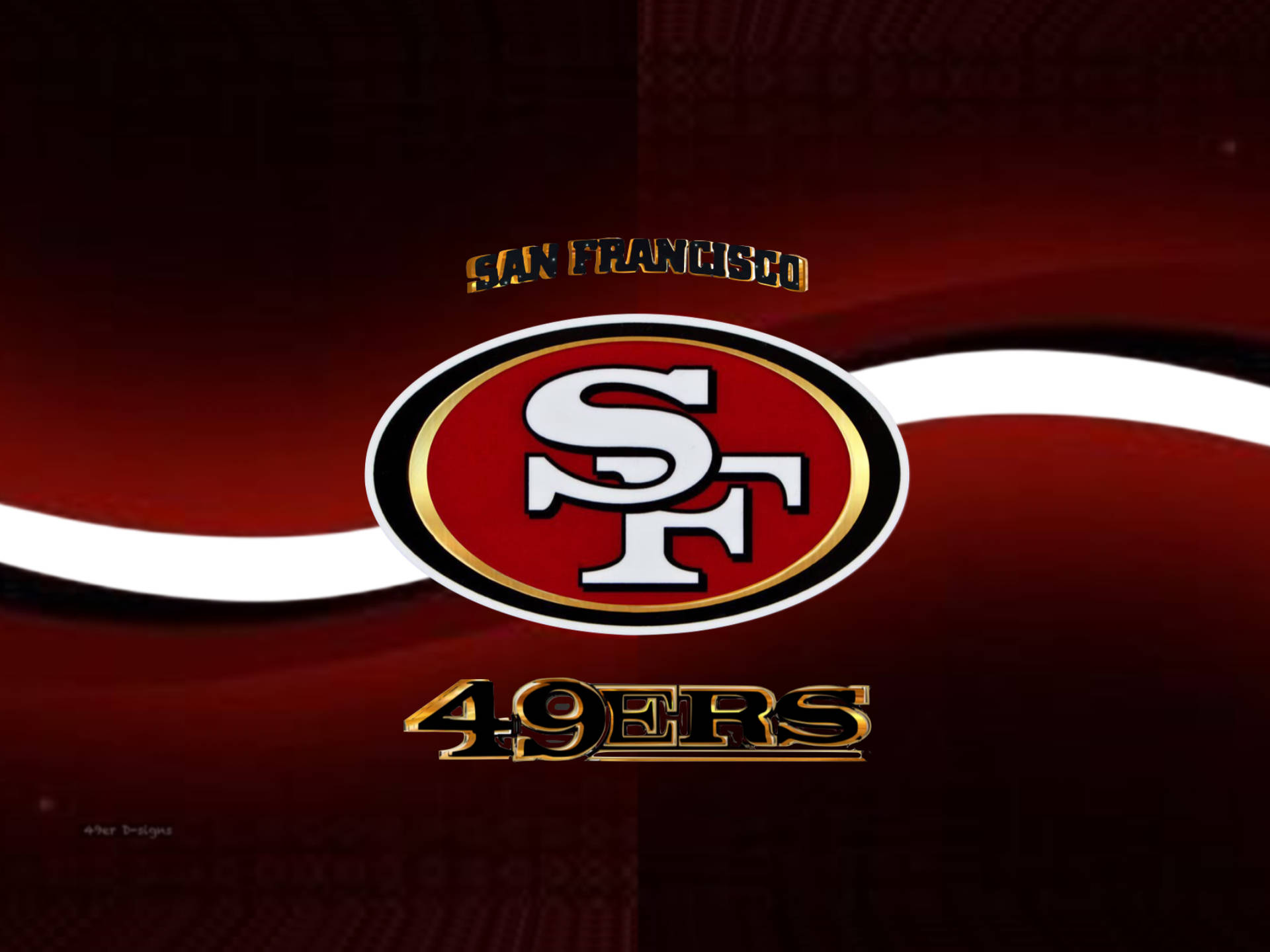 Spirited 49ers Fans Cheering In A Packed Stadium For Their Favorite Team