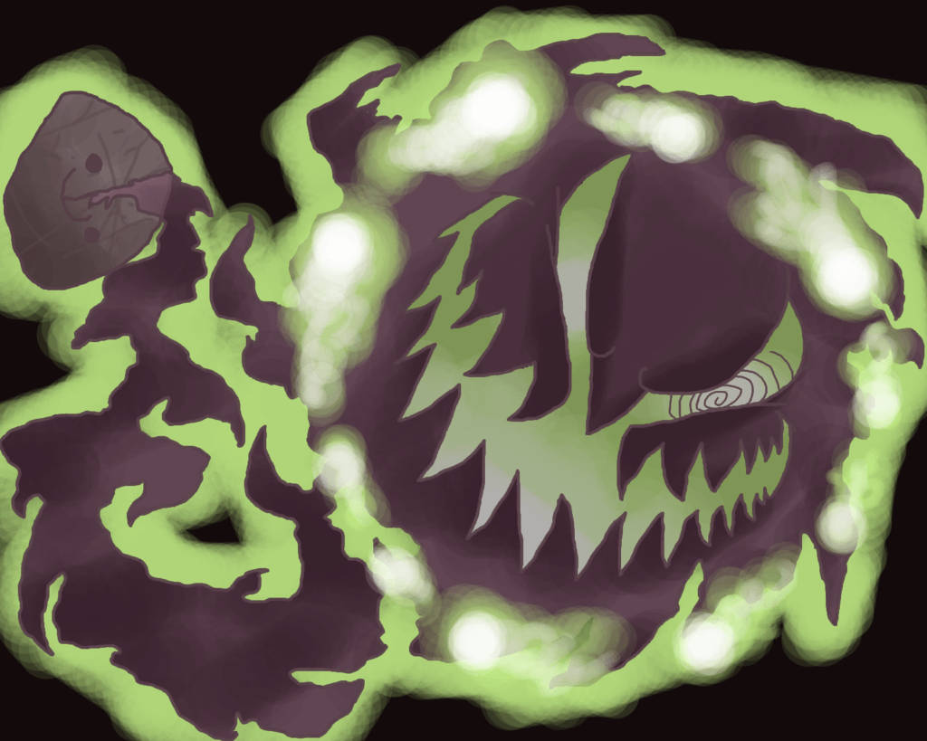 Spiritomb Glowing Green Outline