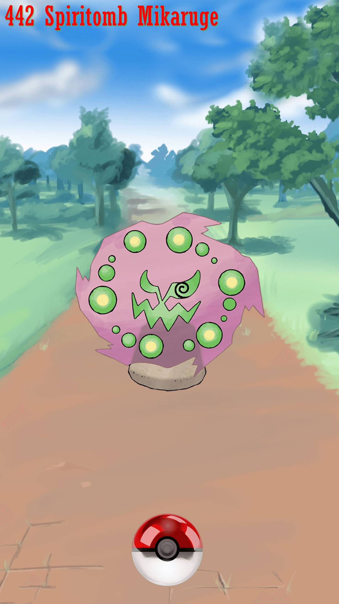 Spiritomb With Pokeball