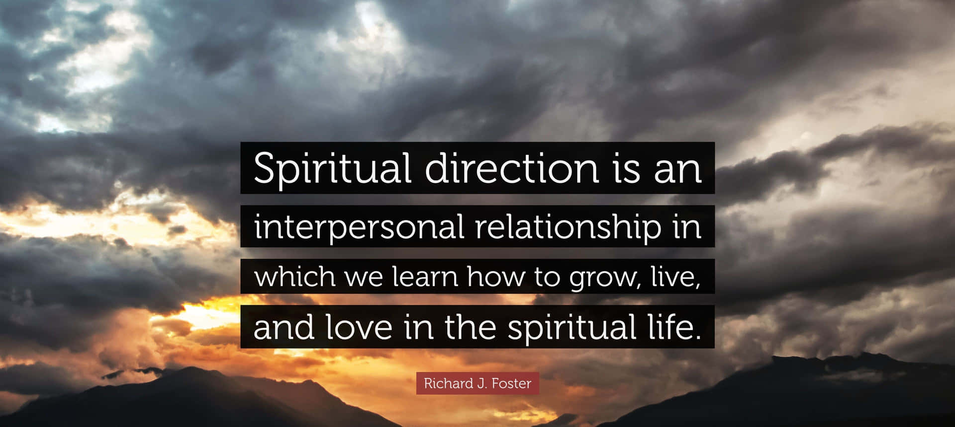 Spiritual Interpersonal Relationship Quote Background