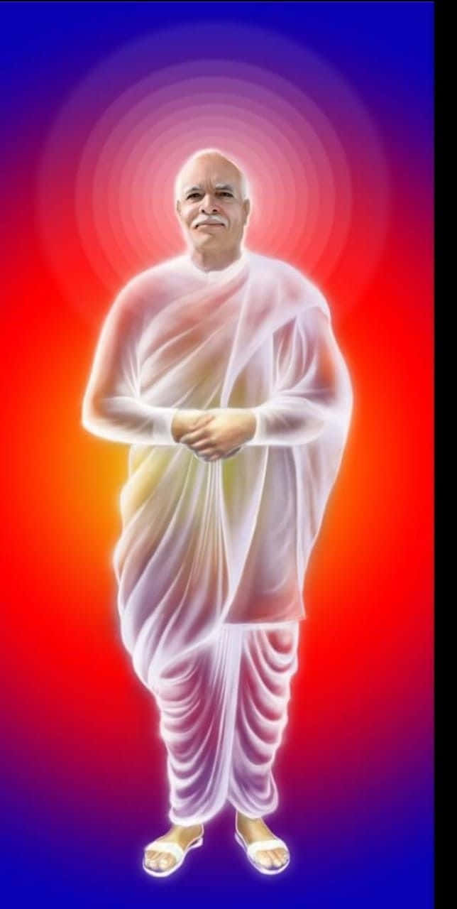 Spiritual Leader Aura Illustration Background