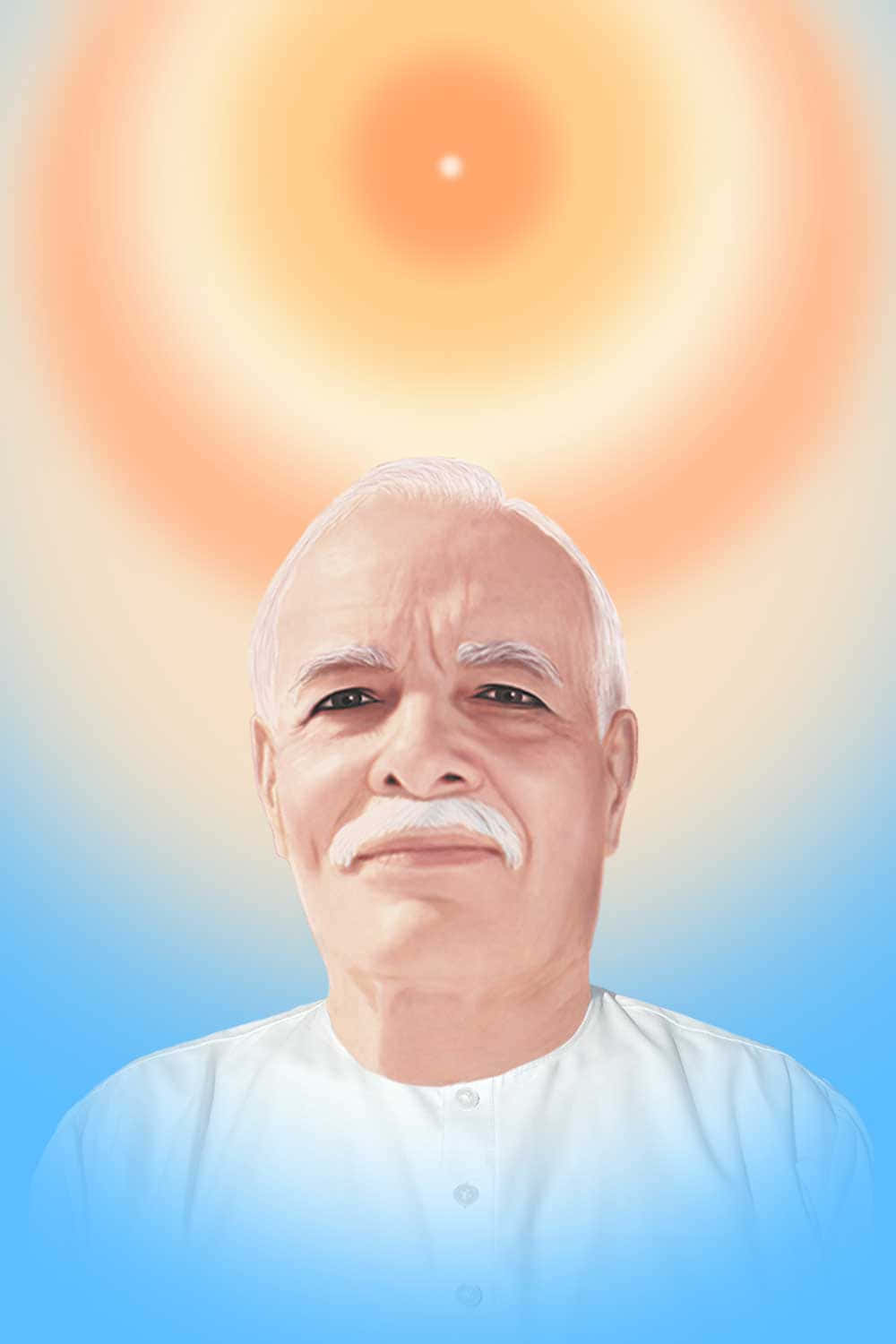 Spiritual Leader Illustration Background