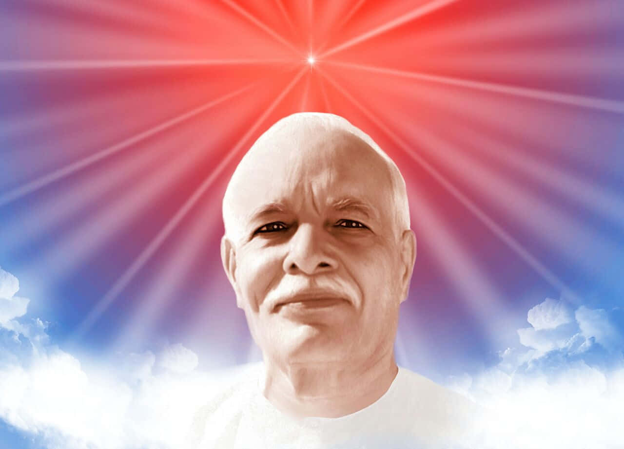 Spiritual Leader Radiant Light Background