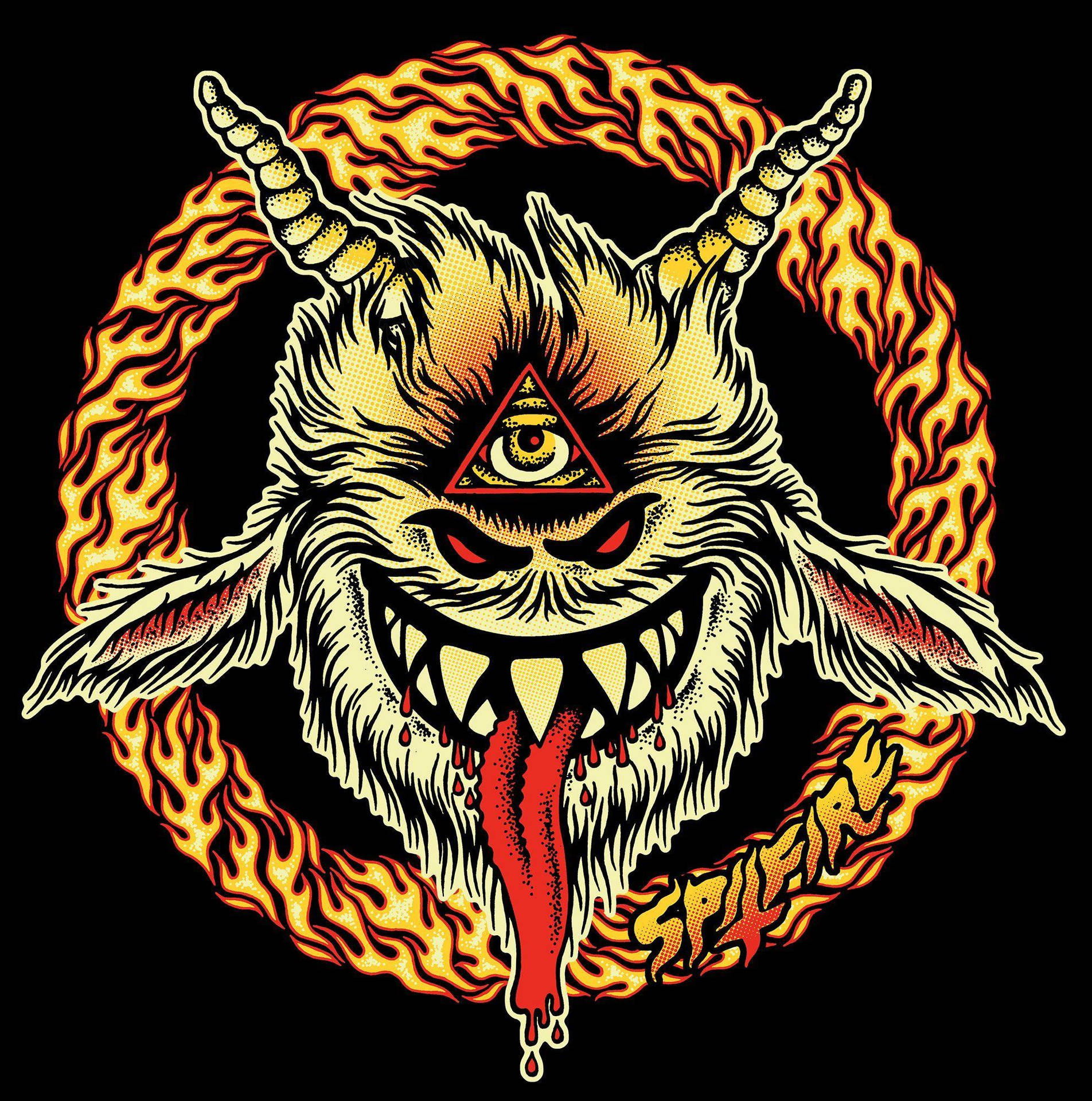 Spitfire Logo Demonic Monster