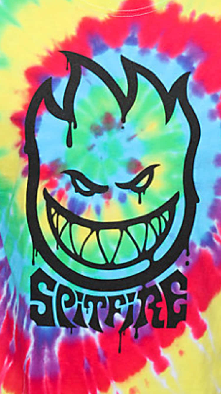 Spitfire Skate Colorful Tie Dye