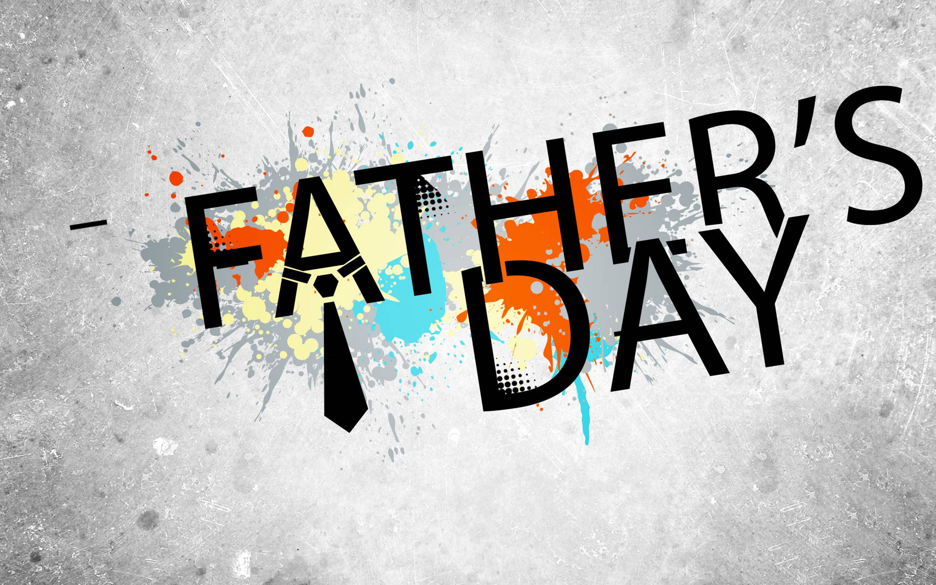 Splash Of Paint For Father's Day Background