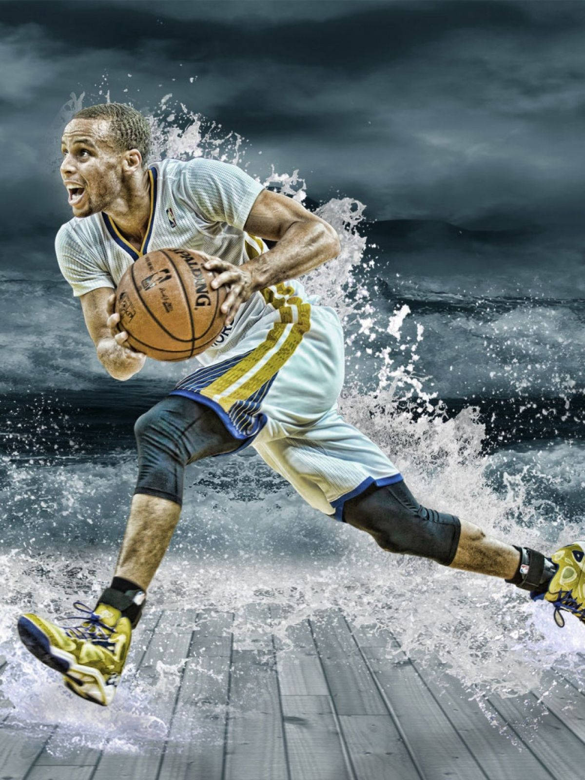 Splash Stephen Curry Background
