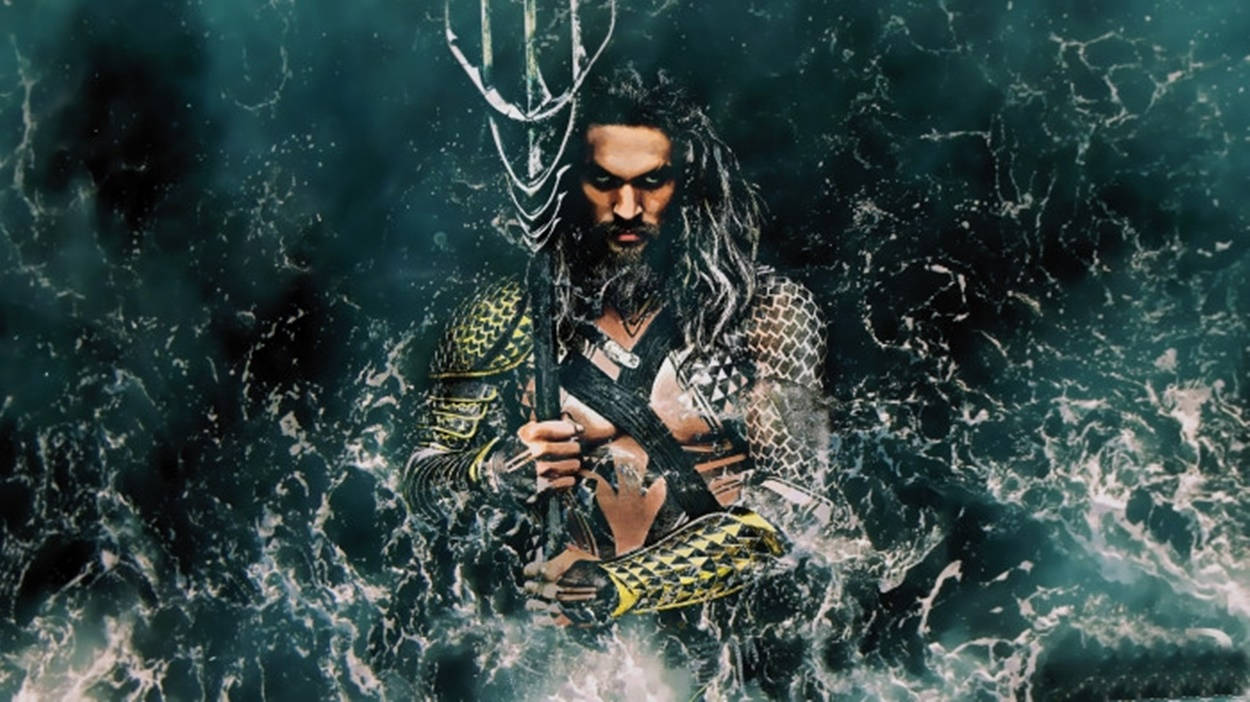 Splashed Aquaman Movie Background