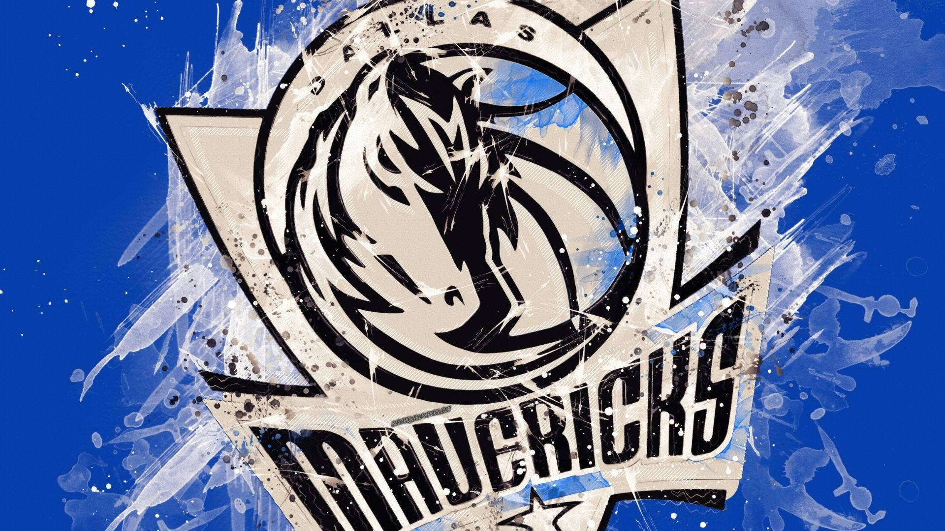 Splashed Dallas Mavericks Background