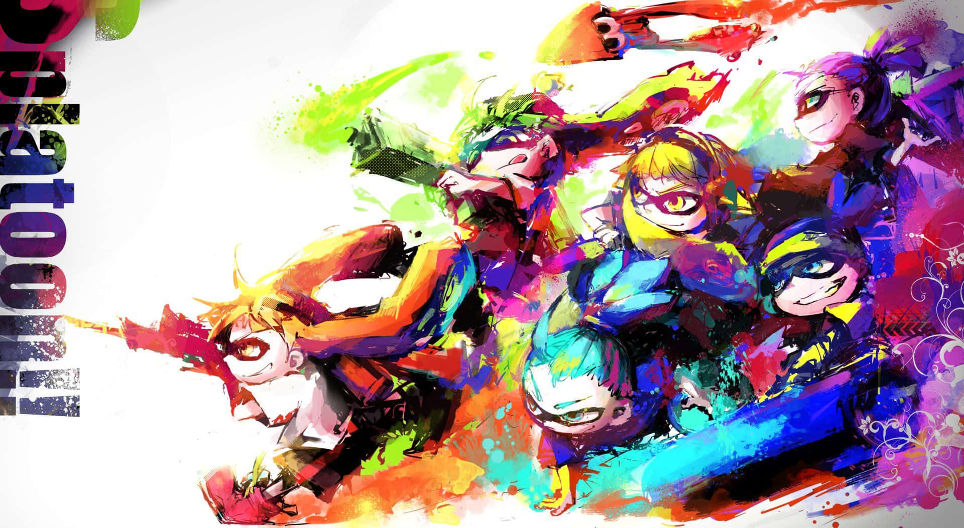 Splatoon 2: Colorful Turf War Battle Background