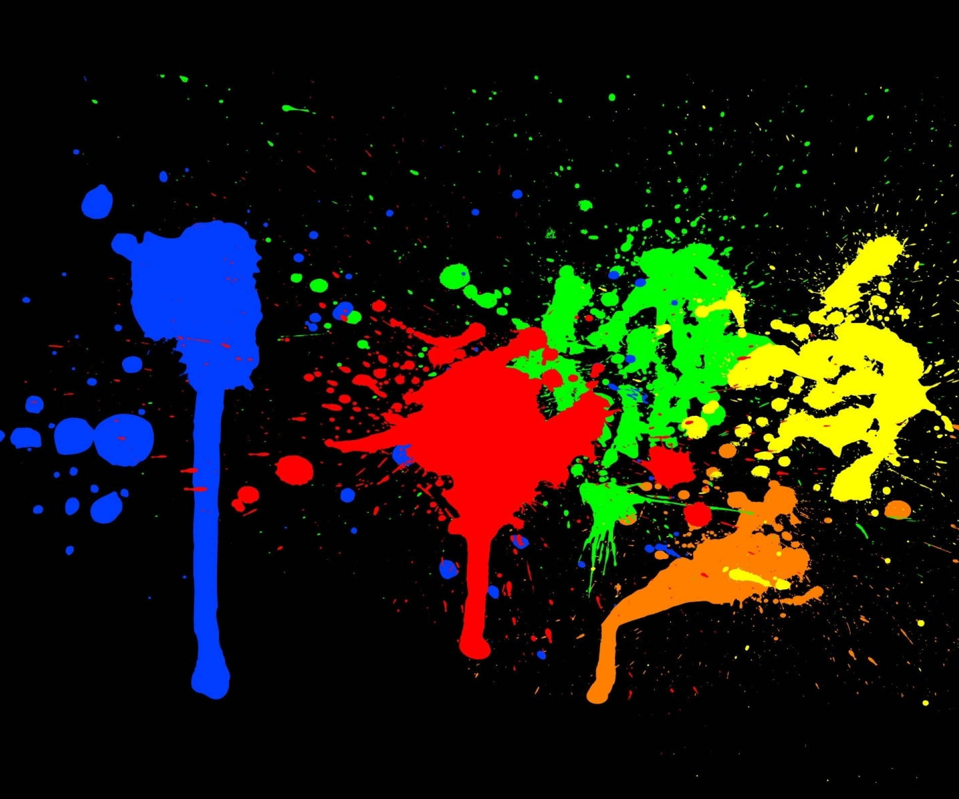 Splatter Paint 1901 X 1585 Background