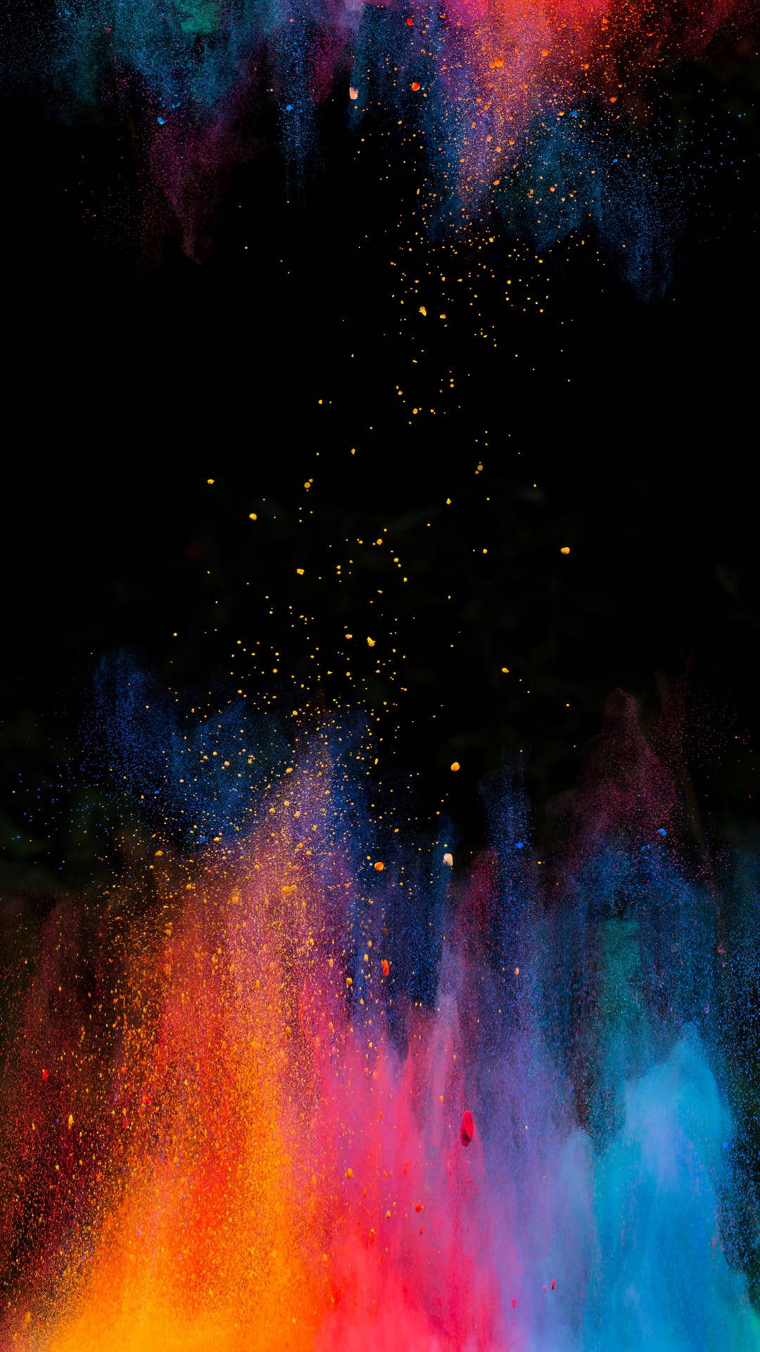 Splatter Paint Flame Background