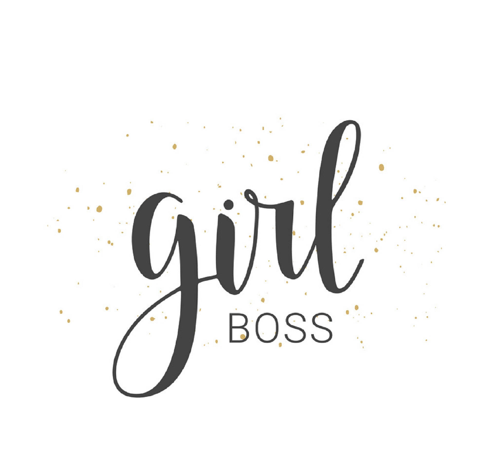 Splattered Girl Boss In White