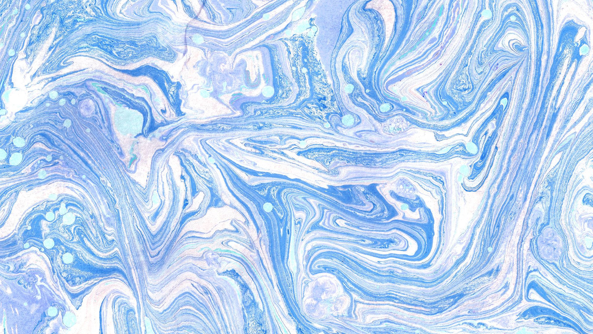 Splendid Blue Flowing Marble Desktop Wallpaper