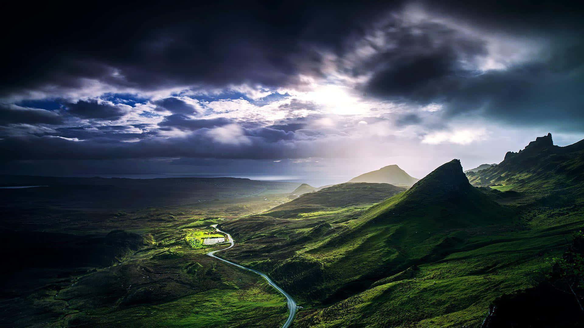 Splendor Of The Scottish Highlands. Background