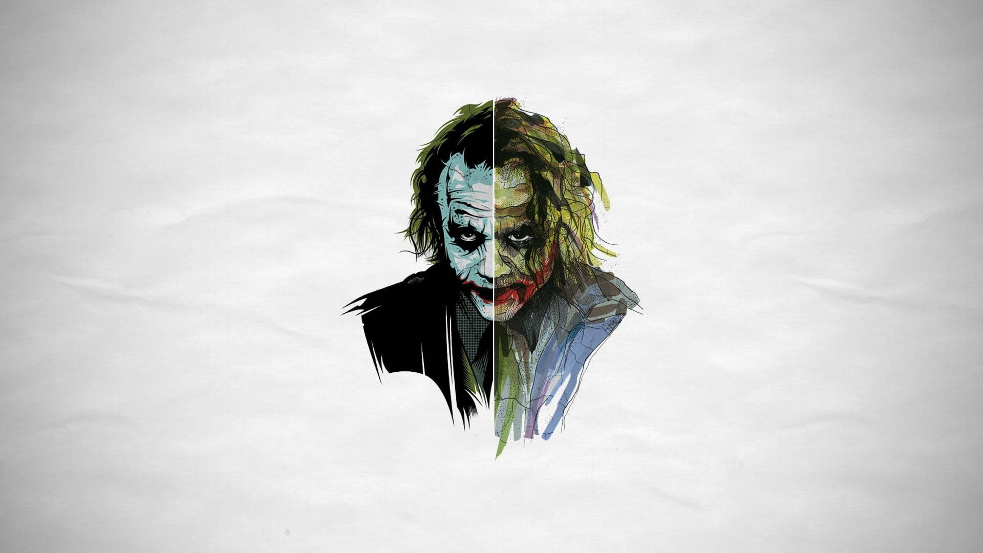 Split Heath Ledger Joker