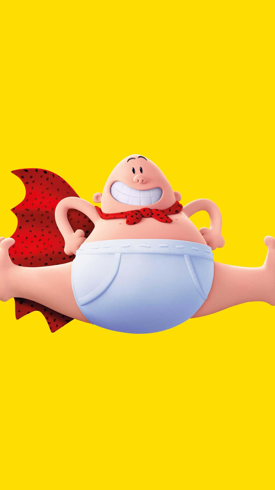 Splitting Midair Captain Underpants: The First Epic Movie Background