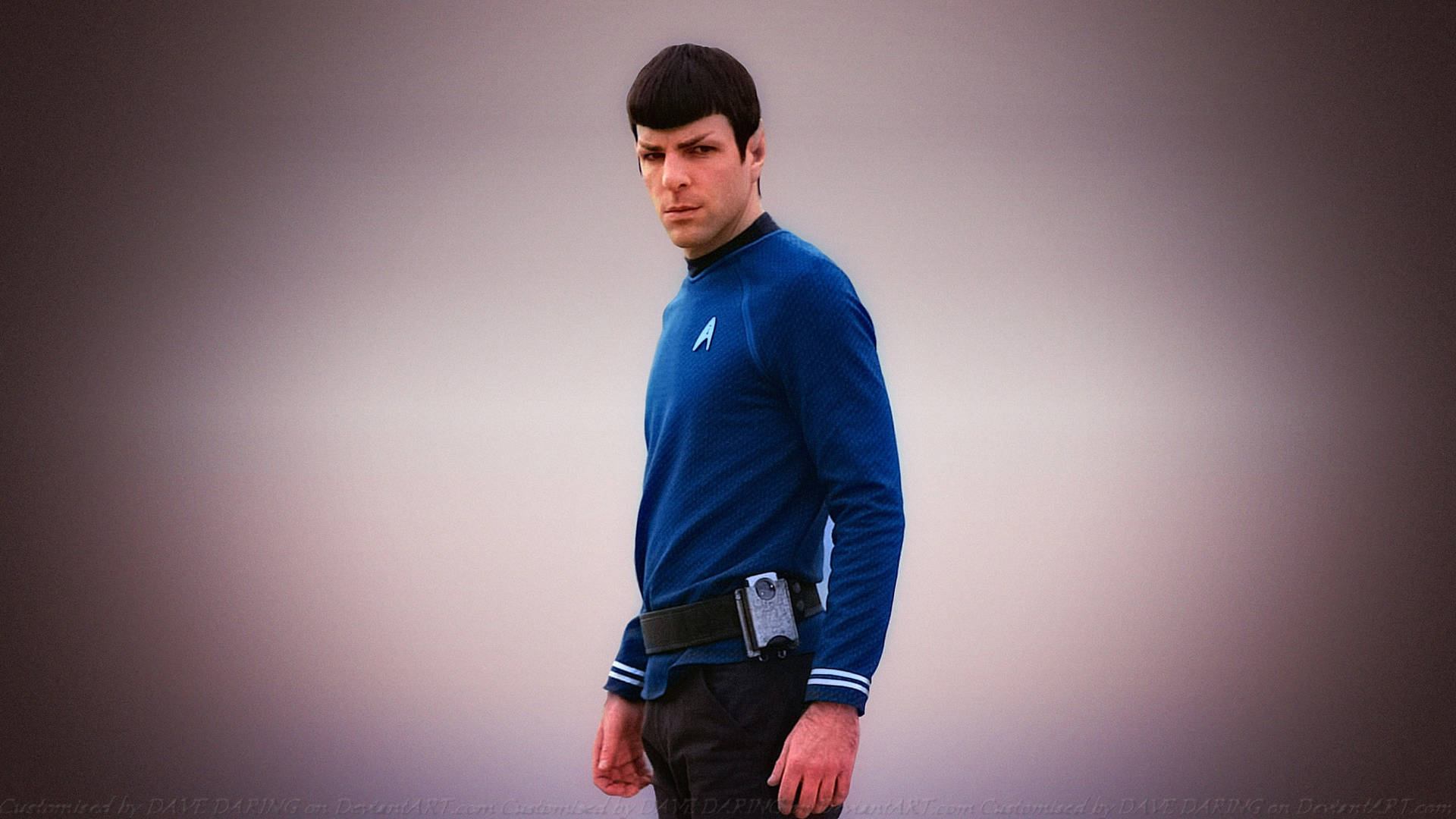 Spock Fierce Face Background