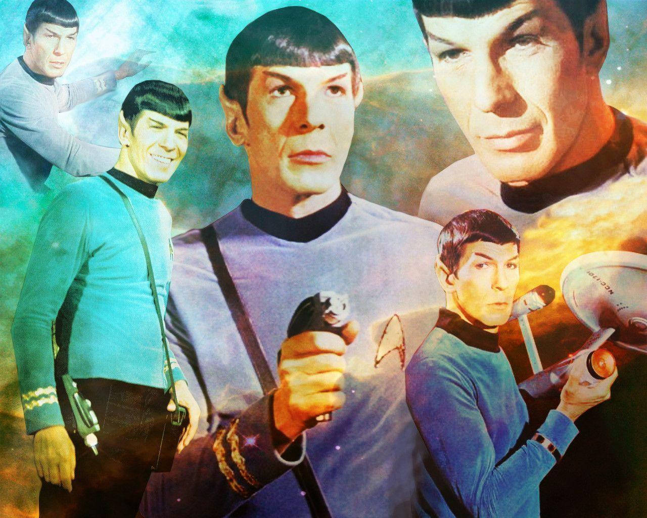 Spock In Different Ages Background