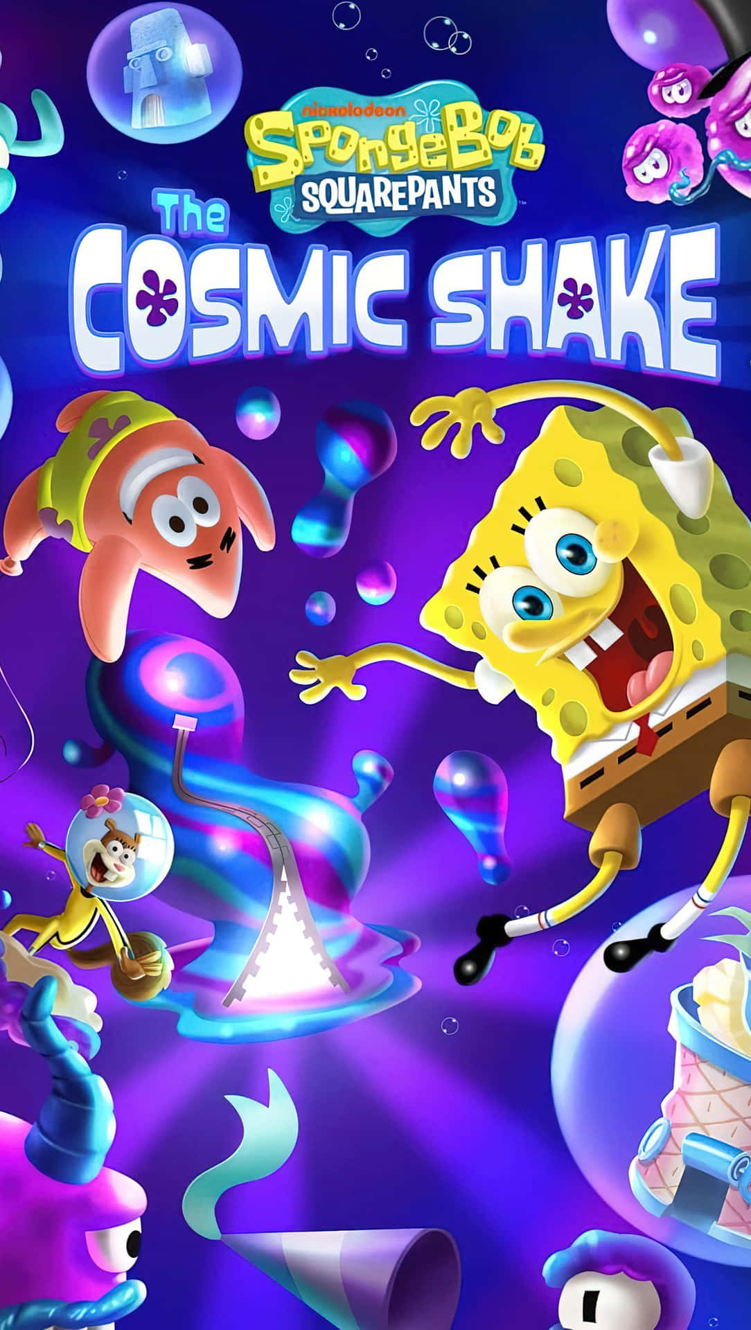 Sponge Bob Cosmic Shake Poster Background