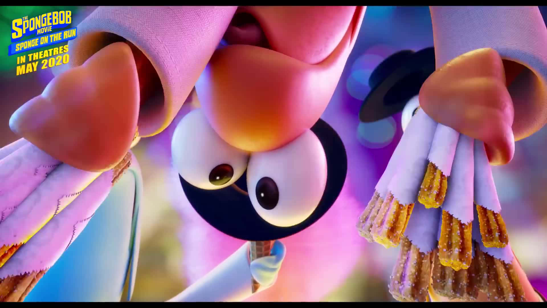 Sponge Bob Movie Closeup Friends Background