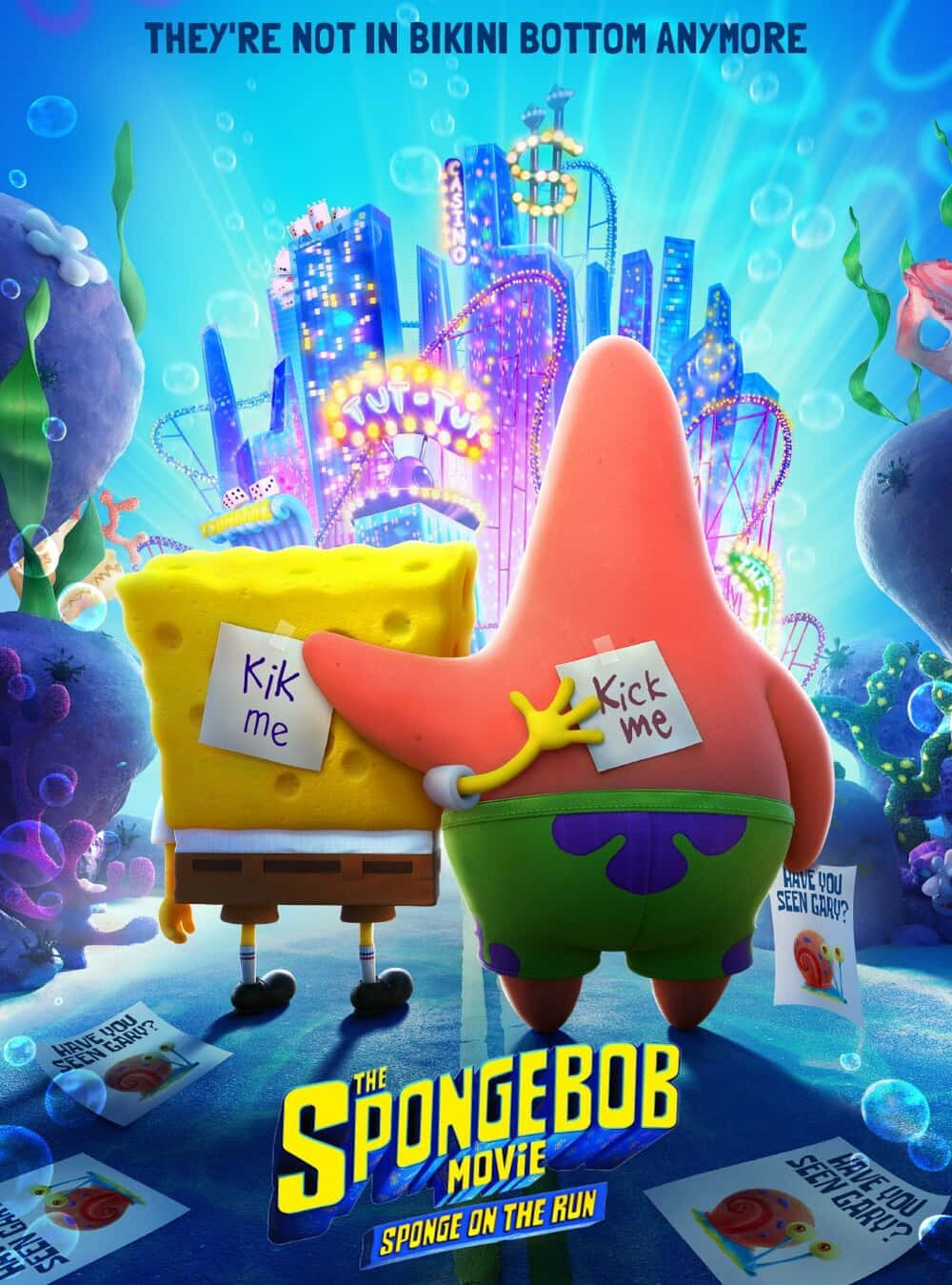 Sponge Bob Patrick Sponge On The Run Movie Poster
