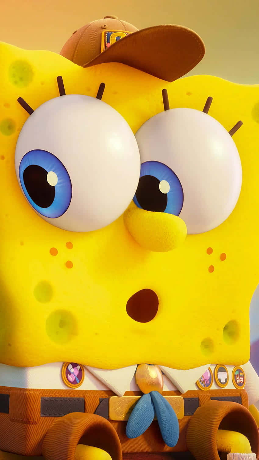 Sponge Bob Square Pants Movie Character Closeup