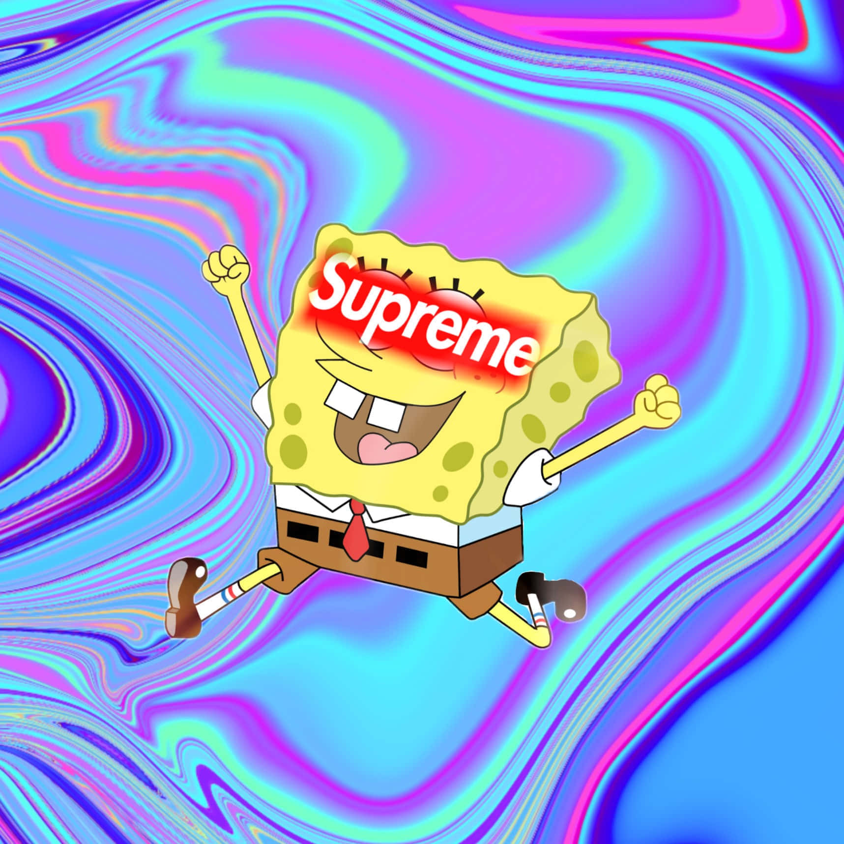 Sponge Bob Supreme Hype Background