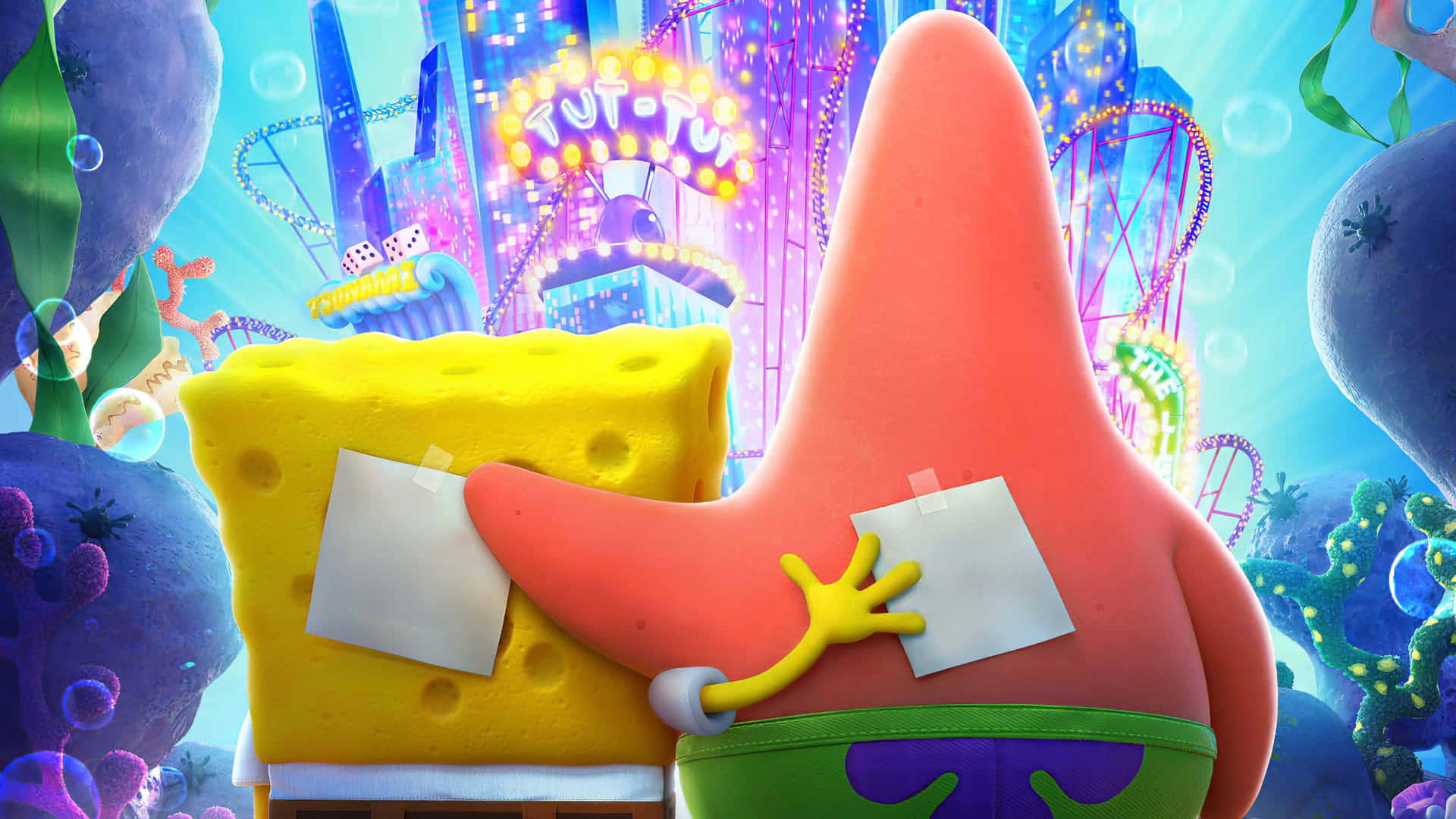 Sponge Boband Patrick Adventure Background