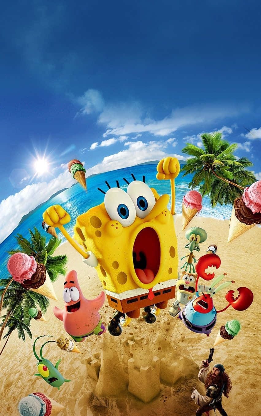 Sponge Boband Patrick Tropical Adventure