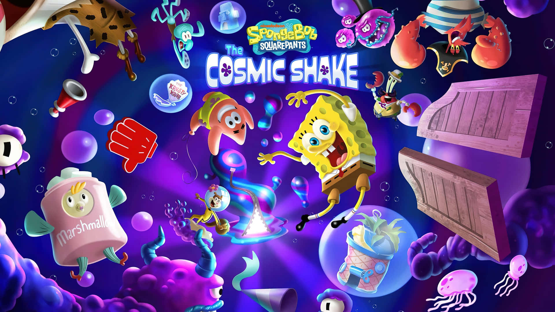 Spongebob And Patrick Star Embark On An Epic Adventure Background