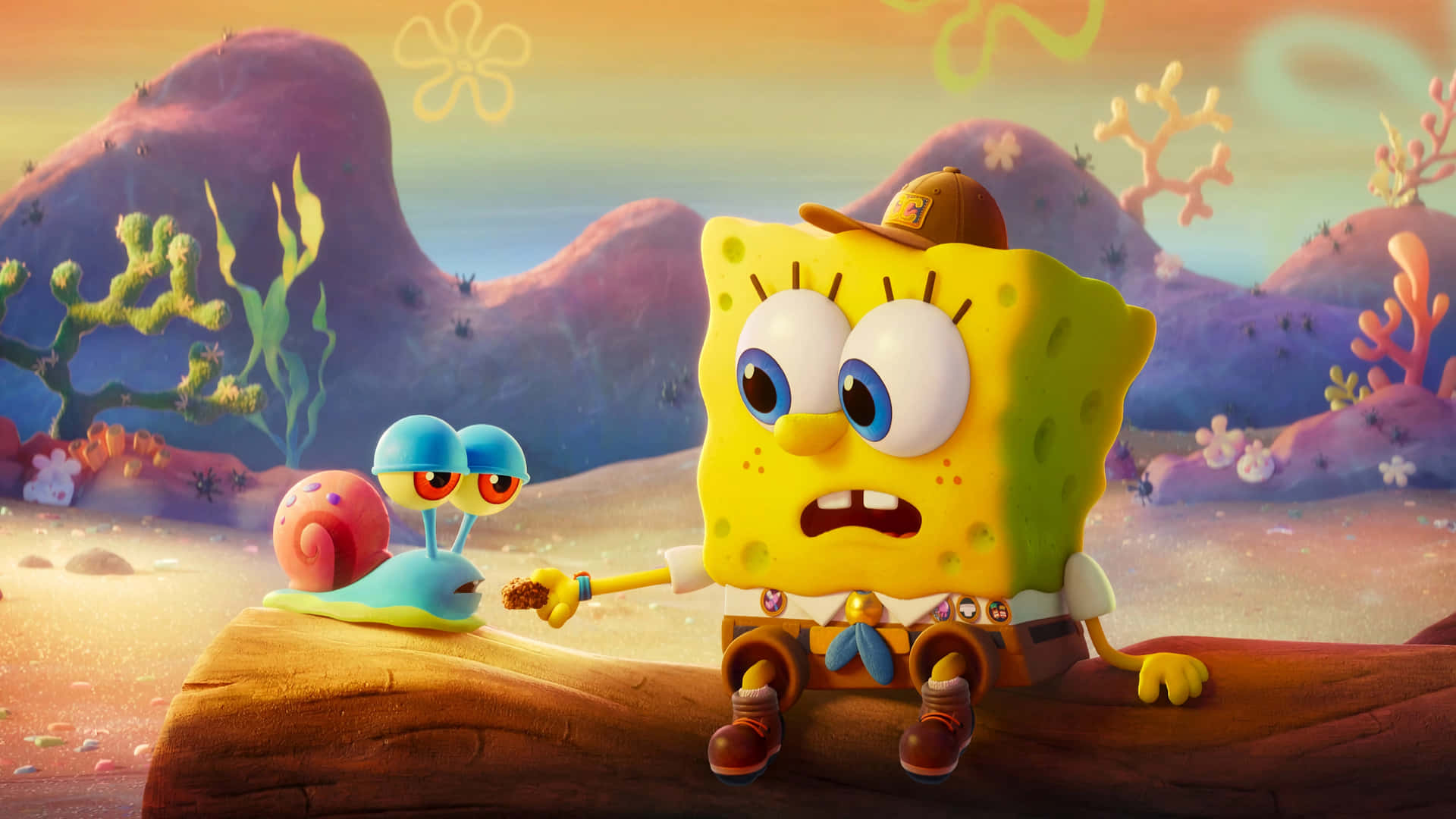 Spongebob Desktop Gary Background